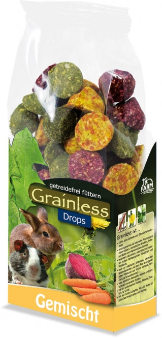 JR Farm Grainless Drops 140g - gemischt - Heim & Tiermarkt