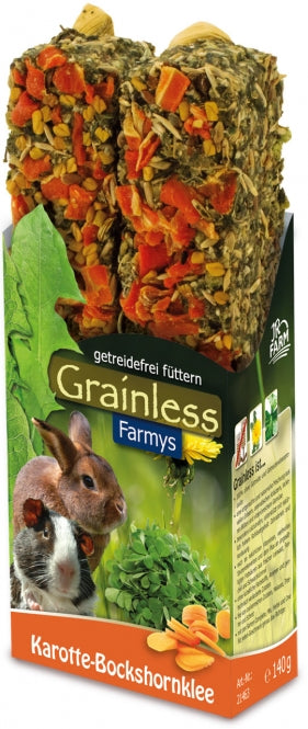JR Farm Grainless Farmys Karotte-Bockshorn 2er - Heim & Tiermarkt