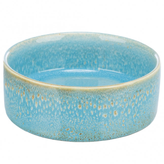Trixie Keramiknapf mit Musterung - blau - 0,9 l/ø 16 cm - Heim & Tiermarkt