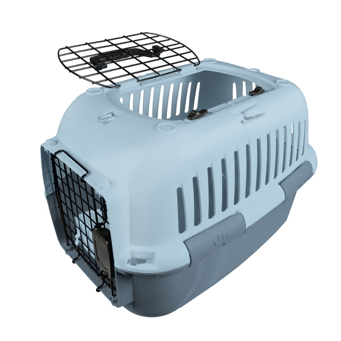 EBI Transportbox Adventurer - Blau - 49 x 32 x 32cm - max. 10kg - Heim & Tiermarkt
