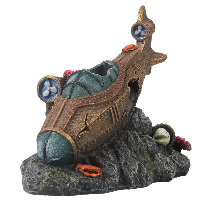 Aqua Della Steampunk versunkenes U-Boot - L - 28,8x17,5x25,8CM – Bild 3