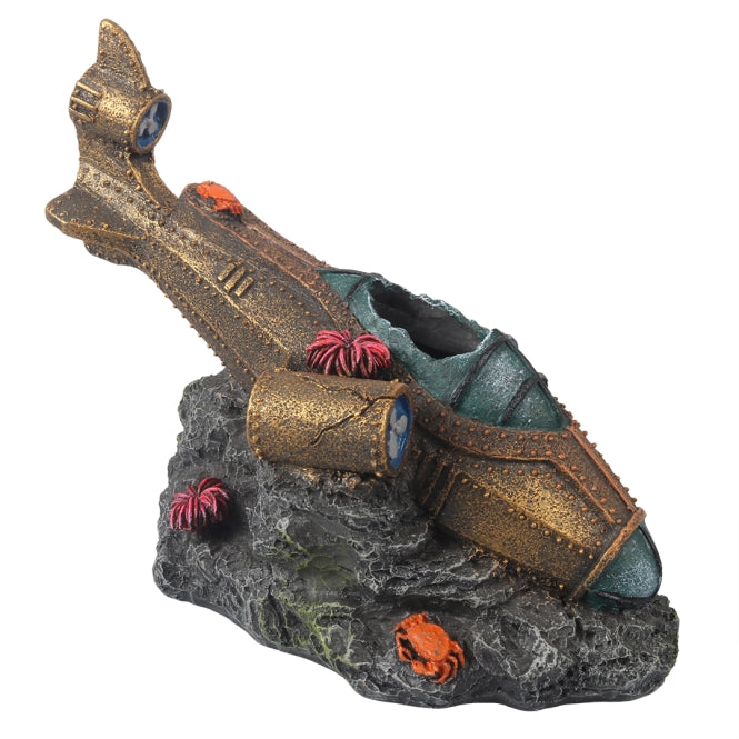 Aqua Della Steampunk versunkenes U-Boot - L - 28,8x17,5x25,8CM – Bild 4