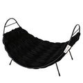 D&D Katzenbett Baily Fleece - schwarz - 50x45x25cm