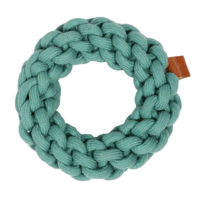 D&D Baumwollring Ben - blau - 19 x 19 x 5cm - Heim & Tiermarkt