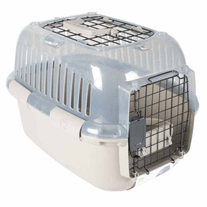 EBI Transportbox Adventurer - transparent/grau - 49x32x32cm - max. 10kg - Heim & Tiermarkt
