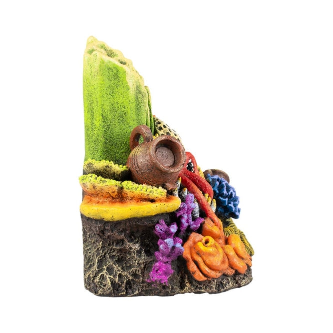 Aqua Della Korallenhöhle gerade - 23x14x18cm - Heim & Tiermarkt