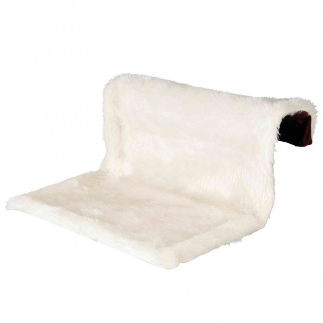 Trixie Liegemulde für Heizkörper - Langhaarplüsch creme/braun - Heim & Tiermarkt