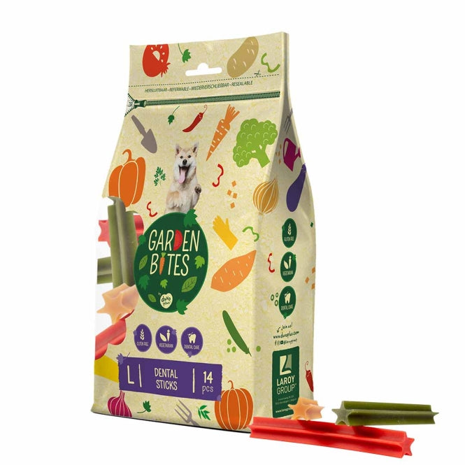 Garden Bites Dental Sticks - L - 16cm / 14 Stück - Heim & Tiermarkt
