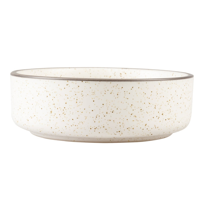 Duvoplus Keramiknapf Stone Speckle - weiß - 1500ml - Heim & Tiermarkt