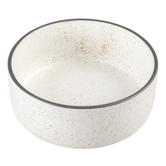 Duvoplus Keramiknapf Stone Speckle - weiß - 750ml - Heim & Tiermarkt