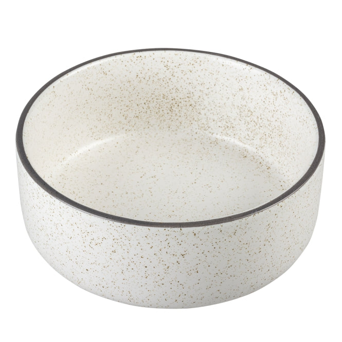 Duvoplus Keramiknapf Stone Speckle - weiß - 750ml - Heim & Tiermarkt