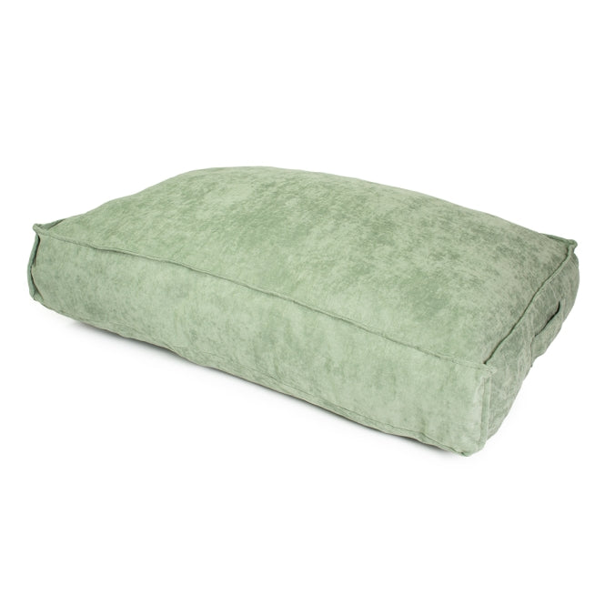 Duvoplus Kissen Velvet rechteckig - grün - 116x84x21cm