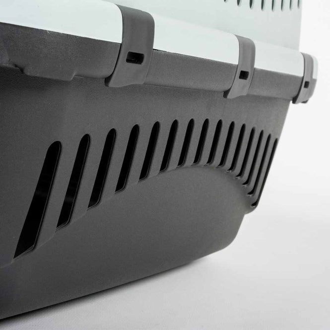 Duvoplus Transportbox Gipsy ECO - grau - 46x31x32cm - max. 5kg - Heim & Tiermarkt