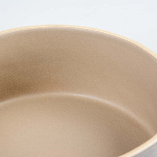 Duvoplus Keramiknapf Stone Wavy Dune - 1250ml - 18x18x7,5cm - Heim & Tiermarkt