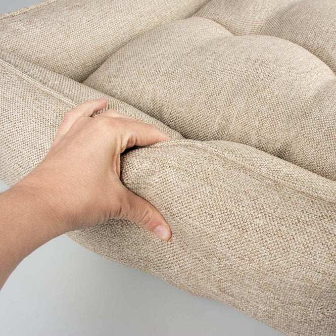 Duvoplus Hundebett Duratex - beige - 60x45x16cm – Bild 4