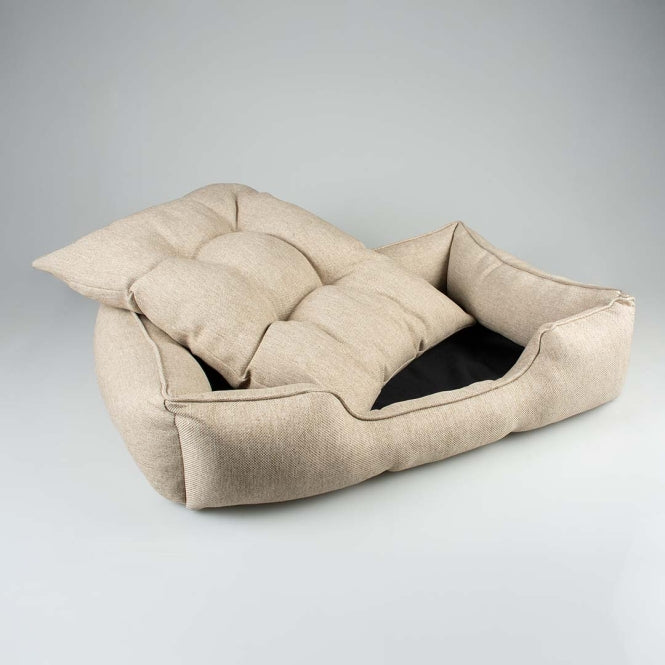 Duvoplus Hundebett Duratex - beige - 80x60x16cm – Bild 3