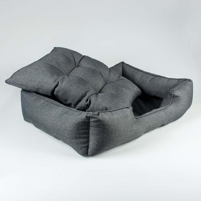 Duvoplus Hundebett Duratex - dunkelgrau - 100x70x20cm – Bild 2