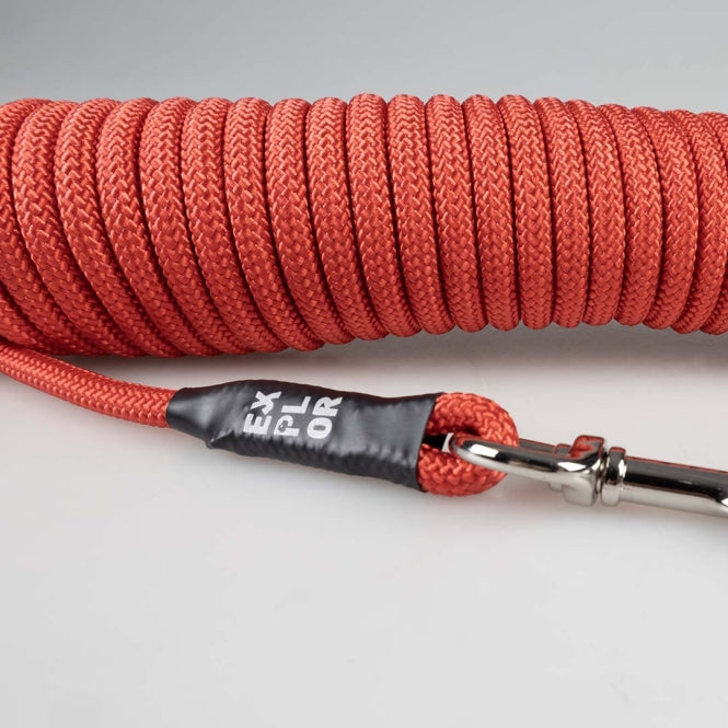 Duvoplus EXPLOR Trackingleine Classic rund - rot - 10m/8mm – Bild 3
