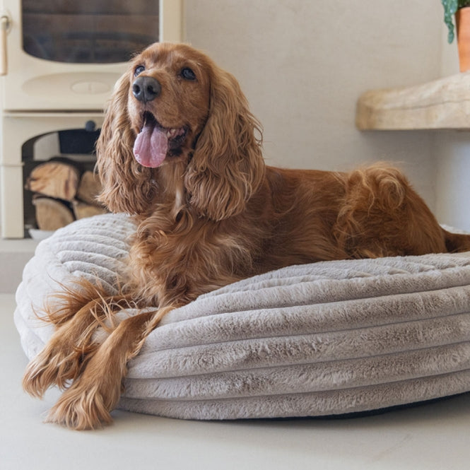 Designed by Lotte Hundebett Reza - rund, beige - 80 x 20 cm – Bild 2