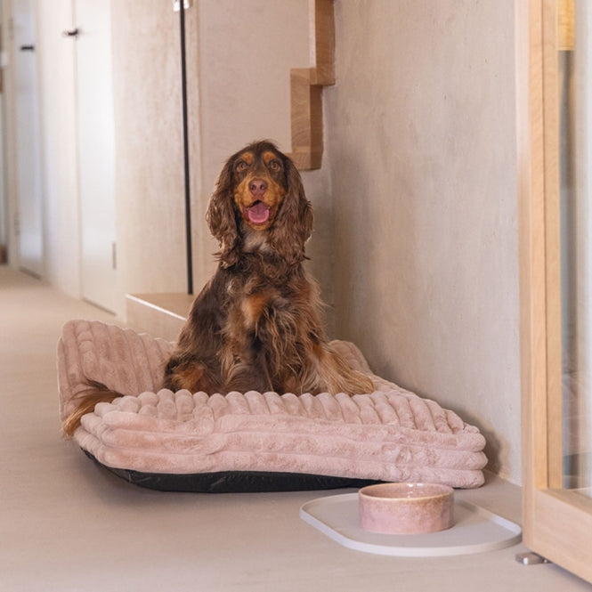 Designed by Lotte Hundekissen Reza - Rosa - 100 x 70 cm – Bild 2