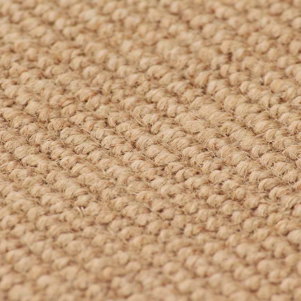 Teppich Jute mit Latexrücken 160x230 cm Natur – Bild 2