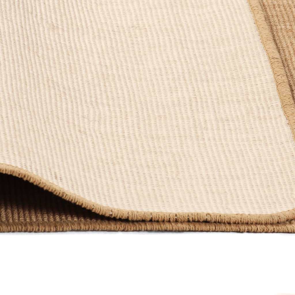 Teppich Jute mit Latexrücken 160x230 cm Natur – Bild 4