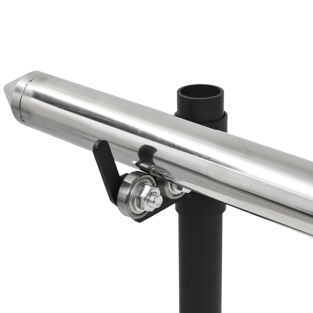 Automatischer Grillspieß mit Motor Edelstahl 207×45×81 cm – Bild 5