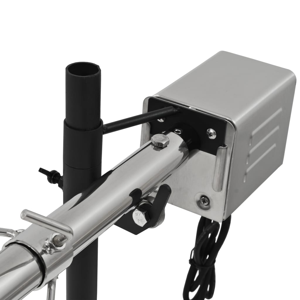 Automatischer Grillspieß mit Motor Edelstahl 207×45×81 cm – Bild 6