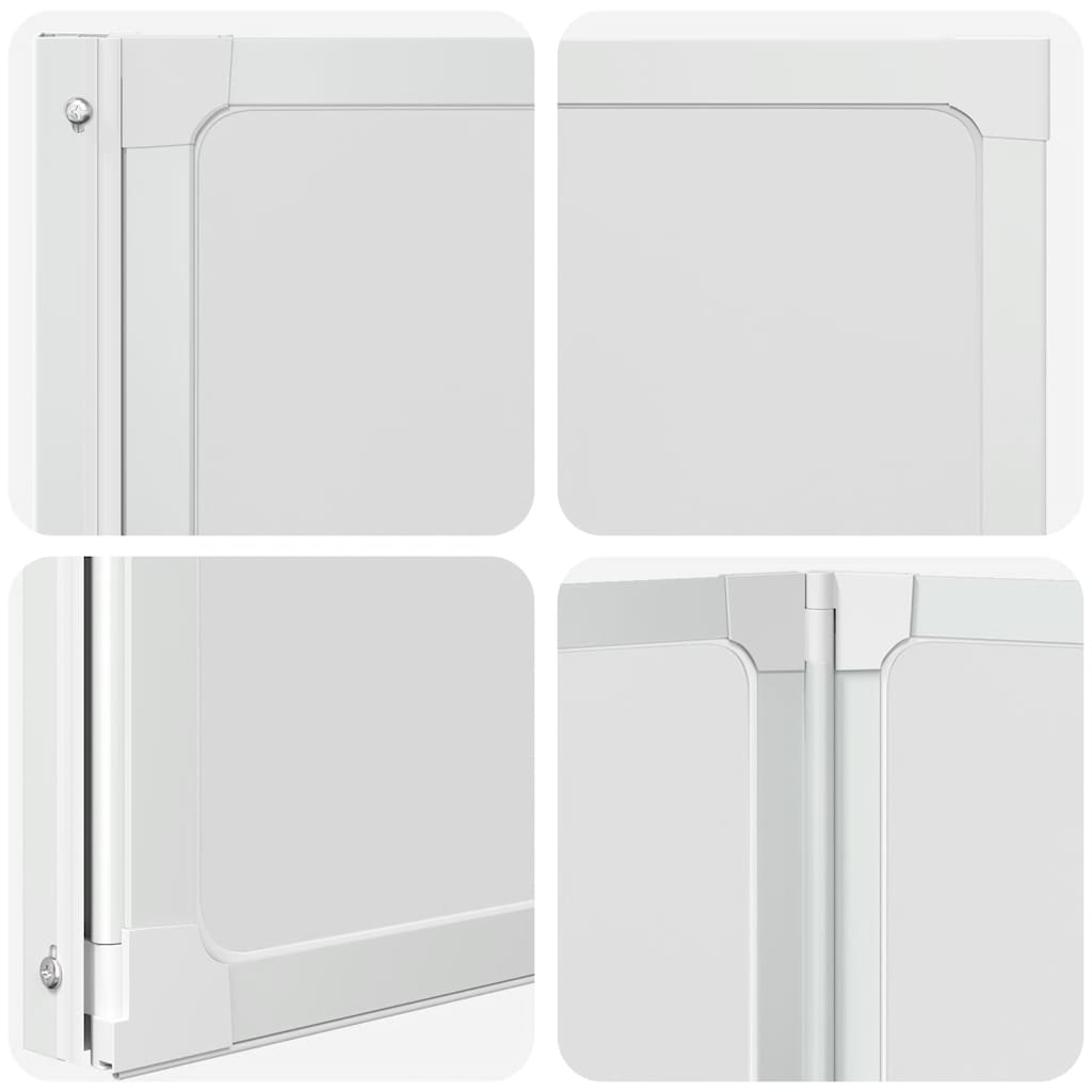 Duschwand 141 x 132 cm 3 Paneele Faltbar – Bild 10