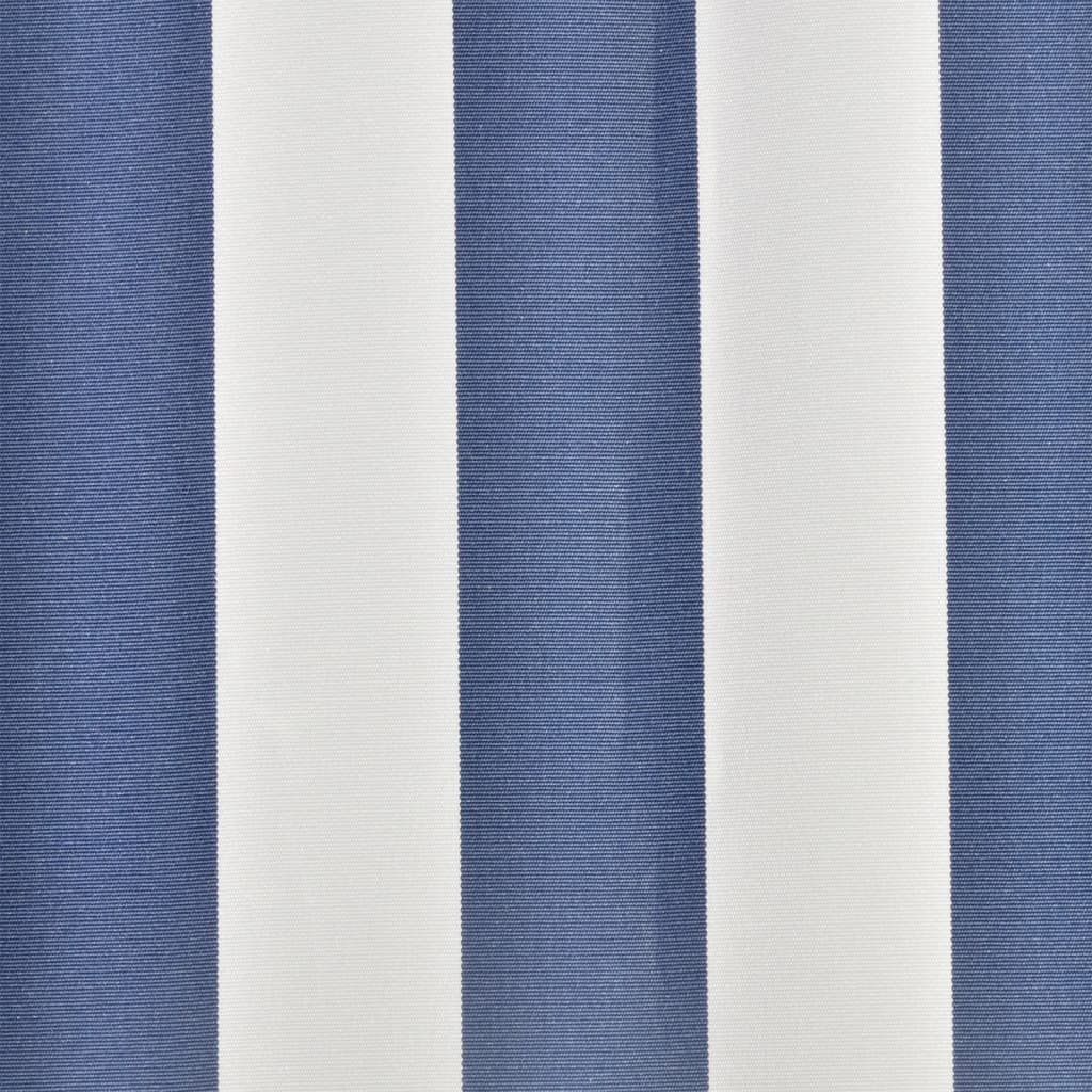 Ersatzstoff für Markise Blau und Weiß 300x250 cm Polyester – Bild 3