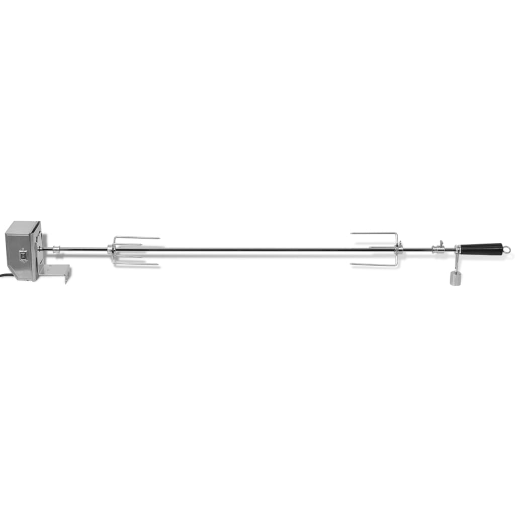 Grill Rotisseriespieß mit professionellem Motor Stahl 1200 mm – Bild 2