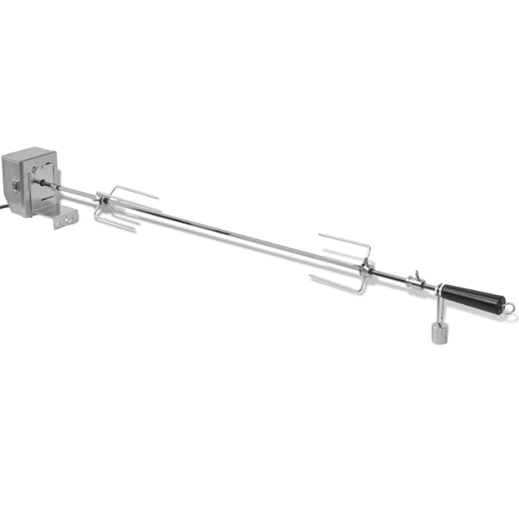 Grill Rotisseriespieß mit professionellem Motor Stahl 1200 mm – Bild 3