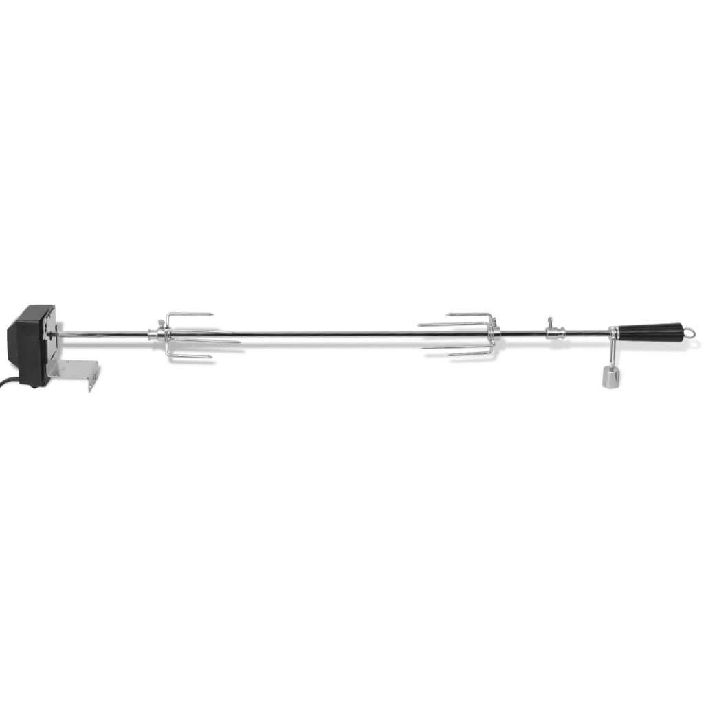 Grillspieß mit Motor Stahl 1000 mm – Bild 2