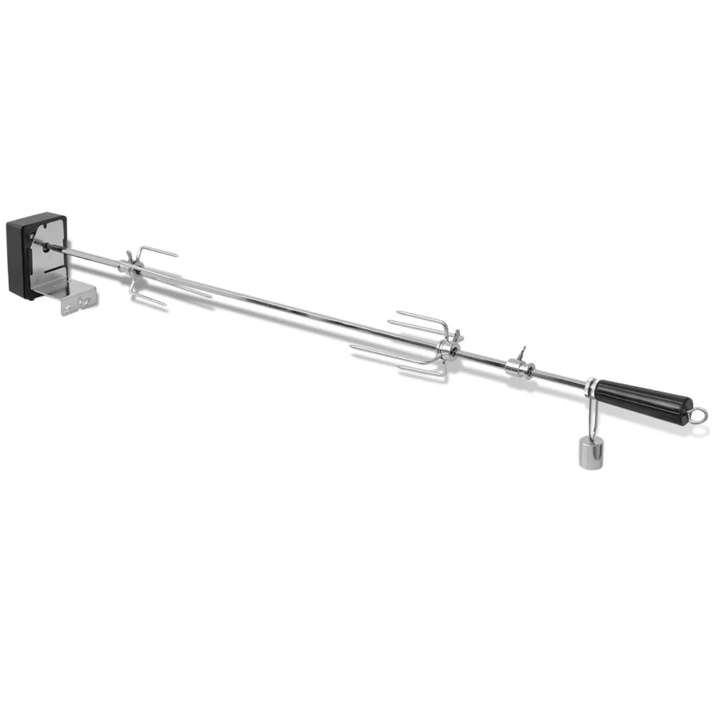 Grillspieß mit Motor Stahl 1000 mm – Bild 3