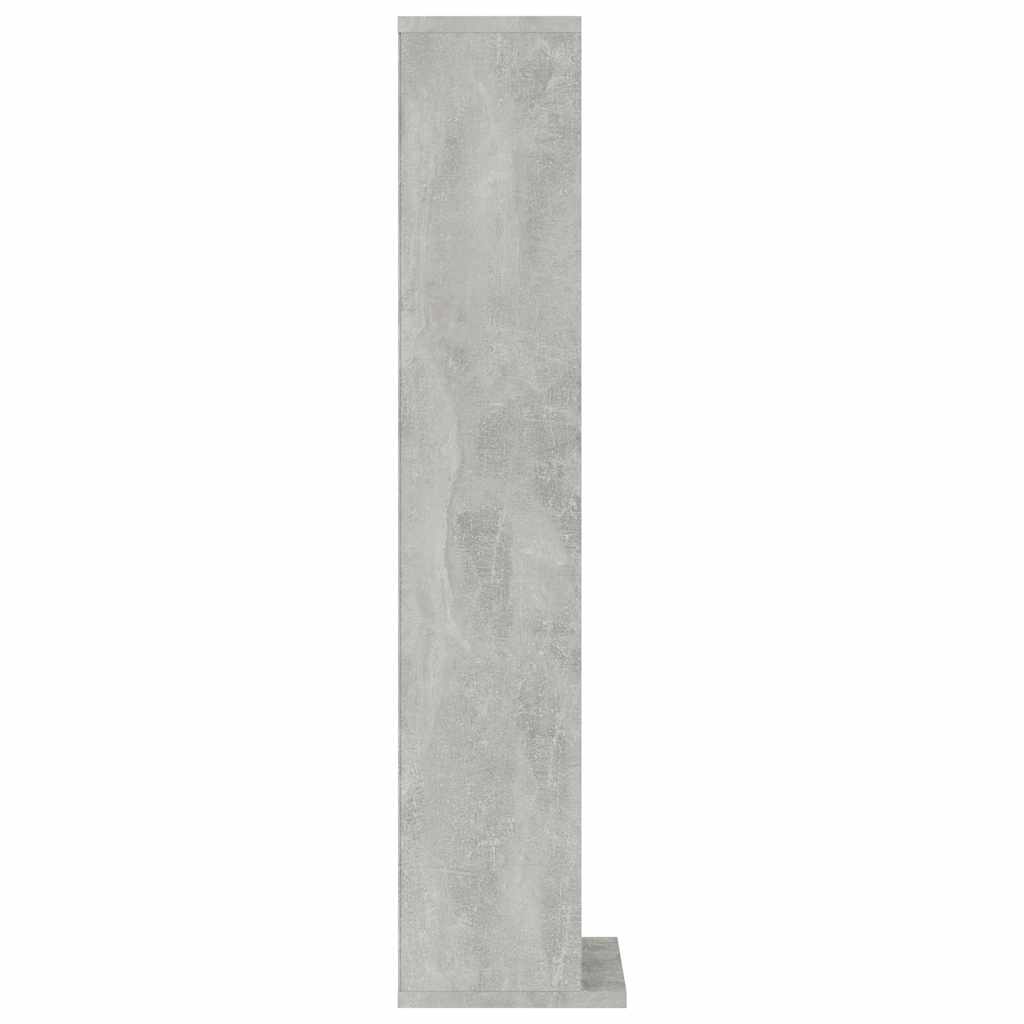 CD-Schrank Betongrau 21x20x88 cm Holzwerkstoff – Bild 5
