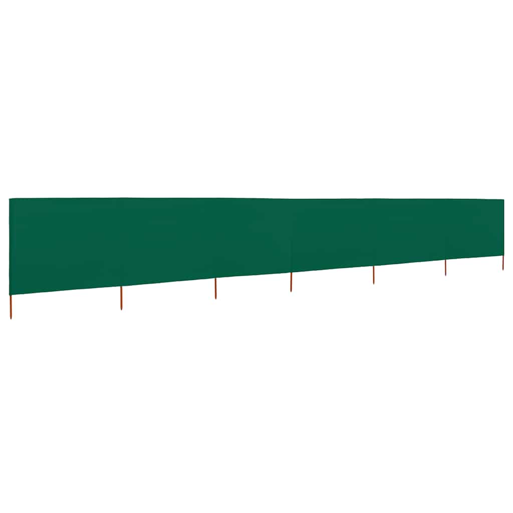 6-teiliges Windschutzgewebe 800 x 120 cm Grün – Bild 2