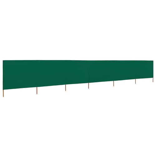 6-teiliges Windschutzgewebe 800 x 120 cm Grün – Bild 2