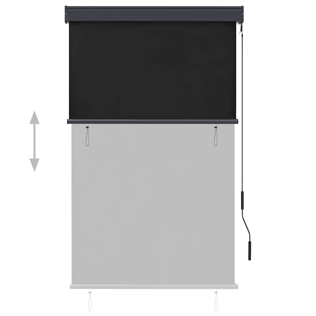 Außenrollo 100 x 250 cm Anthrazit – Bild 3