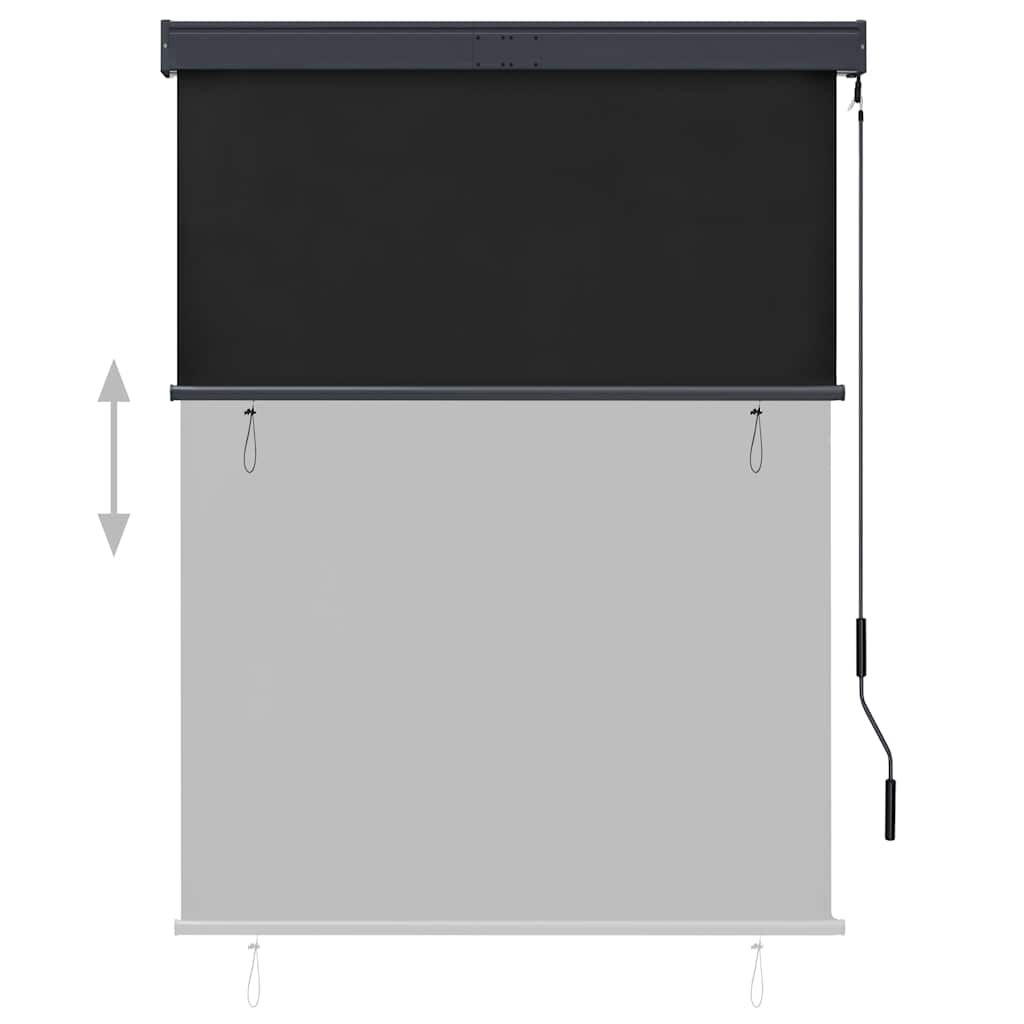 Außenrollo 120 x 250 cm Anthrazit – Bild 4