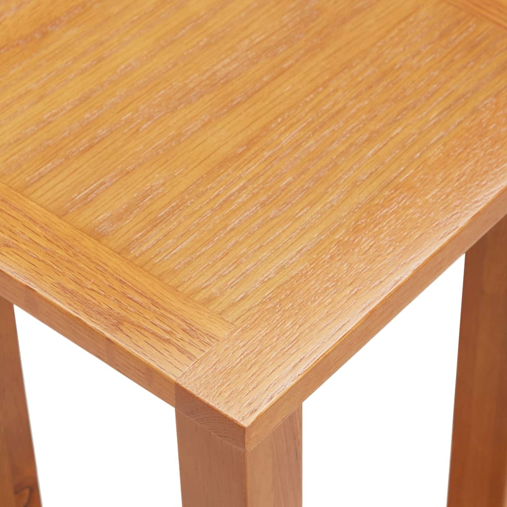 Beistelltisch 27x24x55 cm Eiche Massivholz – Bild 4