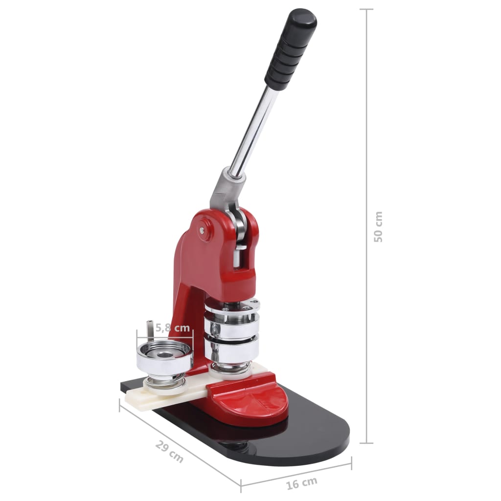 Buttonmaschine mit Kreisschneider 58 mm – Bild 9