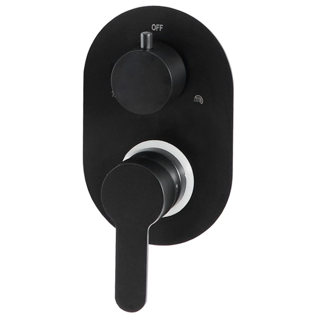 Duschsystem Edelstahl 201 Schwarz – Bild 5