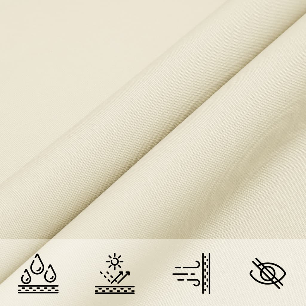 Sonnensegel Oxford-Gewebe Quadratisch 4,5x4,5 m Creme – Bild 7