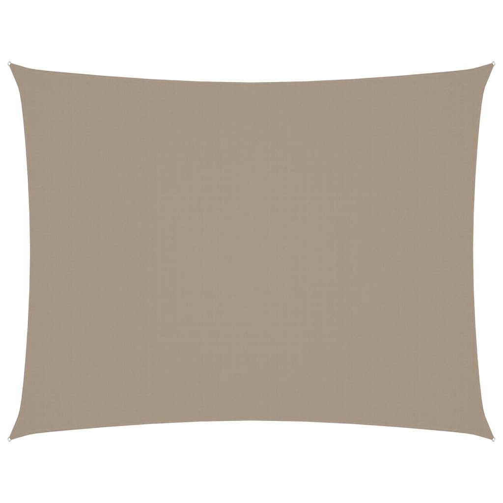 Sonnensegel Oxford-Gewebe Rechteckig 4x6 m Taupe – Bild 2