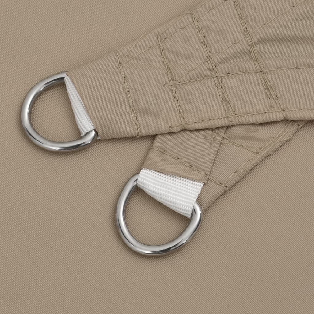 Sonnensegel Oxford-Gewebe Rechteckig 4x6 m Taupe – Bild 6
