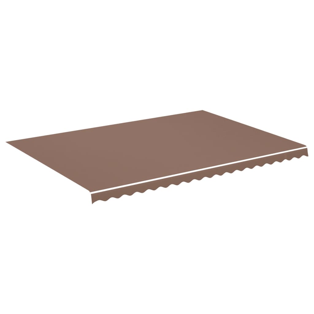 Ersatzstoff für Markise Braun 500x350 cm Polyester – Bild 2