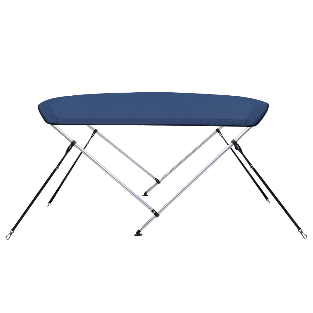 2-Bow Bimini Top Marineblau 180x150x110 cm – Bild 4