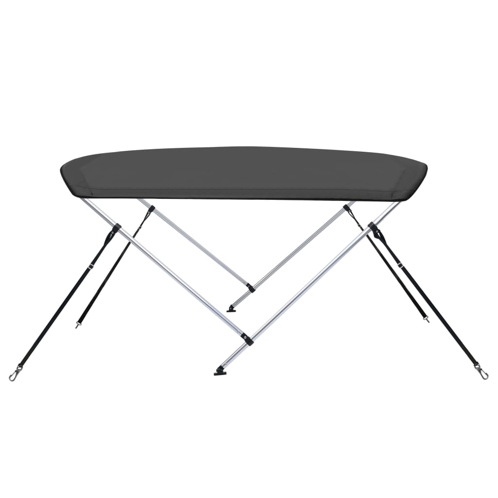 2-Bow Bimini Top Anthrazit 180x150x110 cm – Bild 4