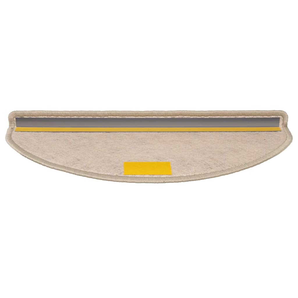 Treppenmatten Selbstklebend Sisal 15 Stk. 65x21x4cm Dunkelbeige – Bild 5