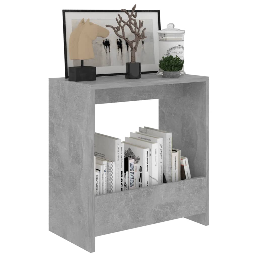 Beistelltisch Betongrau 50x26x50 cm Holzwerkstoff – Bild 3